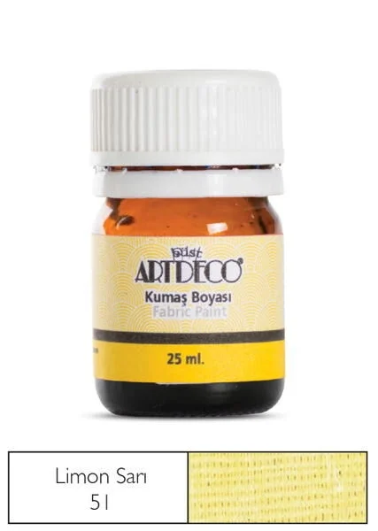 Artdeco Kumaş Boyası 51 Limon Sarısı