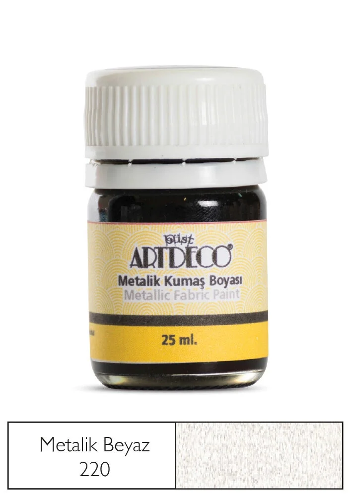 Artdeco Metalik Kumaş Boyası 220 Sedef