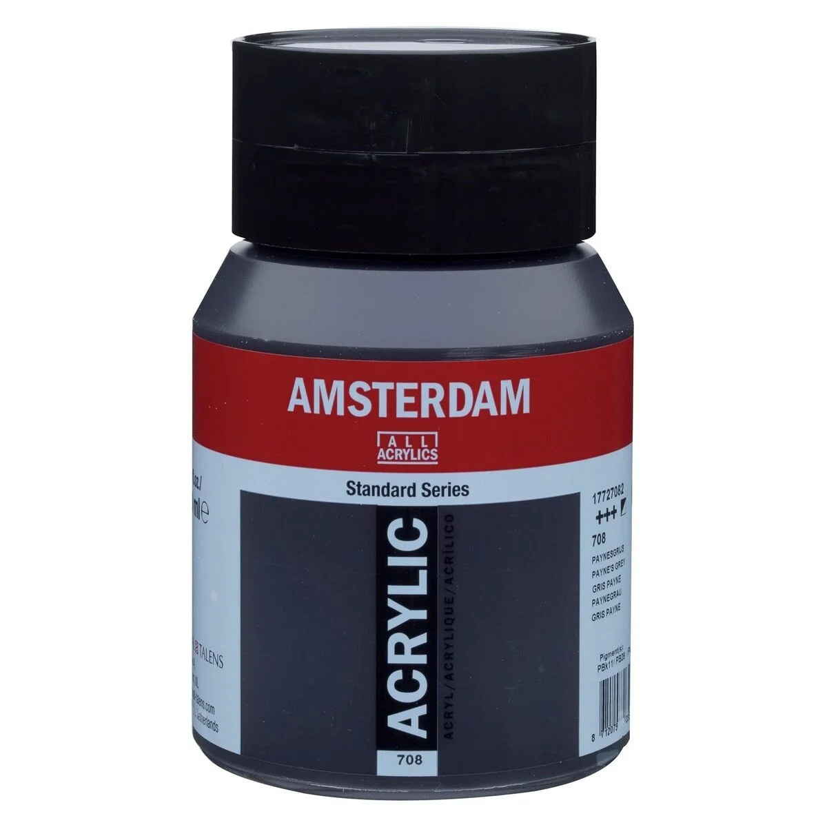 Talens Amsterdam Akrilik Boya 500 ml. 708 Payne's Grey