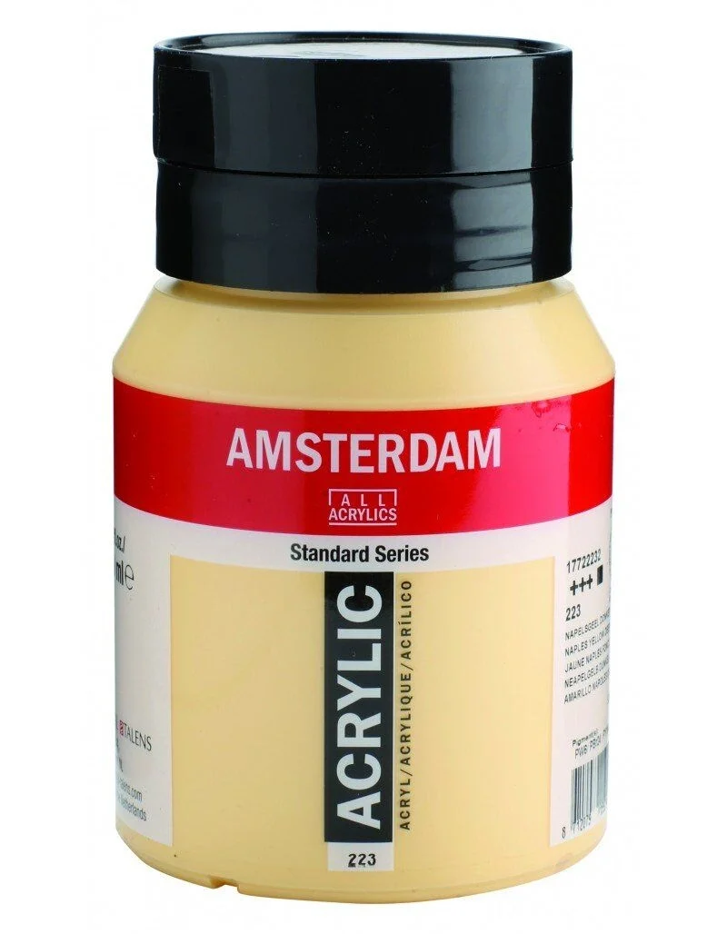 Talens Amsterdam Akrilik Boya 500 ml. 223 Naples Yellow Deep