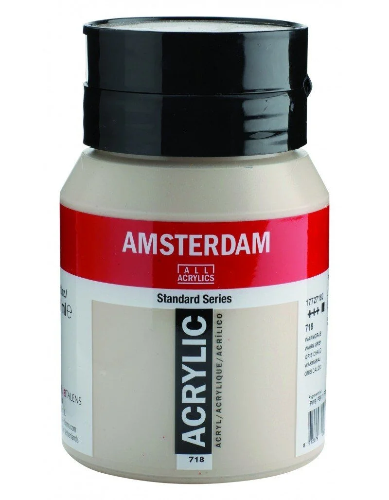 Talens Amsterdam Akrilik Boya 500 ml. 718 Warm Grey