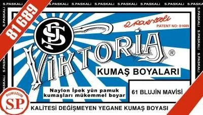 Viktoria Toz Kumaş Boyası 61 BLUJİN MAVİSİ