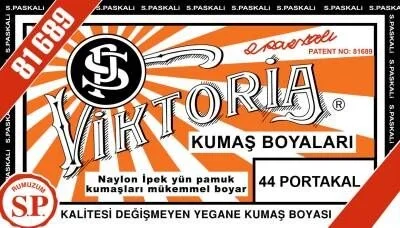 Viktoria Toz Kumaş Boyası 44 PORTAKAL