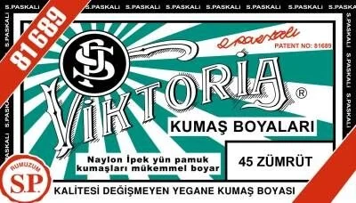Viktoria Toz Kumaş Boyası 45 ZÜMRÜT
