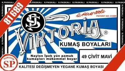 Viktoria Toz Kumaş Boyası 49 ÇİVİT MAVİ