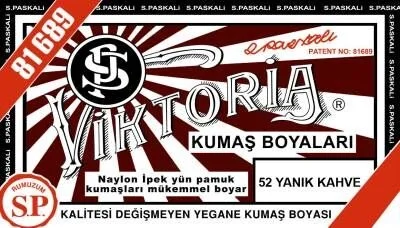 Viktoria Toz Kumaş Boyası 52 YANIK KAHVE