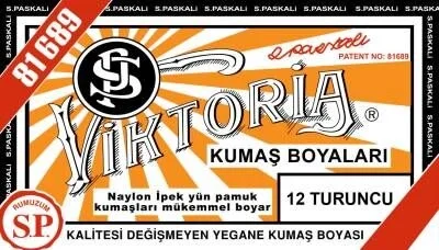 Viktoria Toz Kumaş Boyası 12 TURUNCU