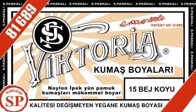 Viktoria Toz Kumaş Boyası 15 BEJ KOYU