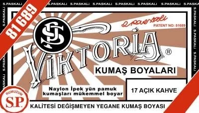 Viktoria Toz Kumaş Boyası 17 AÇIK KAHVE