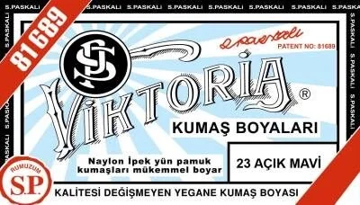 Viktoria Toz Kumaş Boyası 23 AÇIK MAVİ