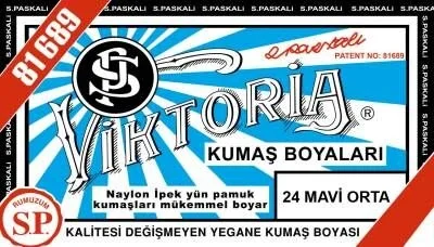 Viktoria Toz Kumaş Boyası 24 MAVİ ORTA