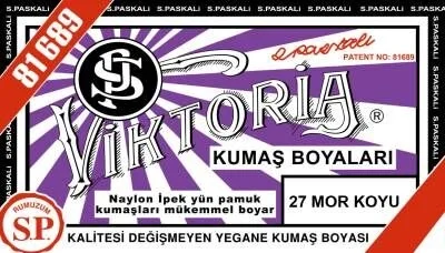 Viktoria Toz Kumaş Boyası 27 MOR KOYU