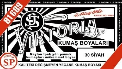 Viktoria Toz Kumaş Boyası 30 SİYAH