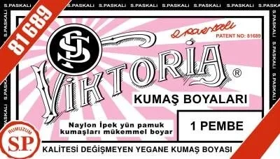 Viktoria Toz Kumaş Boyası 1 PEMBE