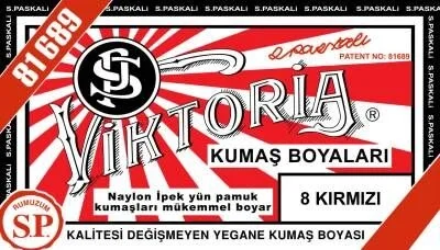 Viktoria Toz Kumaş Boyası 8 KIRMIZI