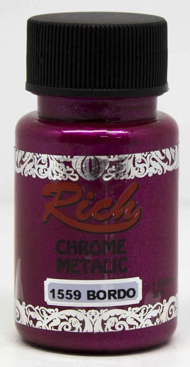 Rich Chrome Metalik Boya 50 cc. 1559 Bordo