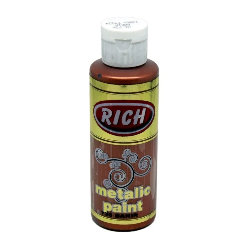 Rich Metalik Akrilik Boya 120 cc. 736 BAKIR