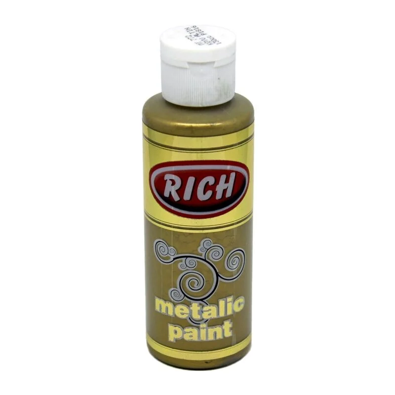 Rich Metalik Akrilik Boya 120 cc. 772 KOYU ALTIN