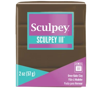 Sculpey III Polimer Kil 1109 Suede Brown (Suede Kahve)