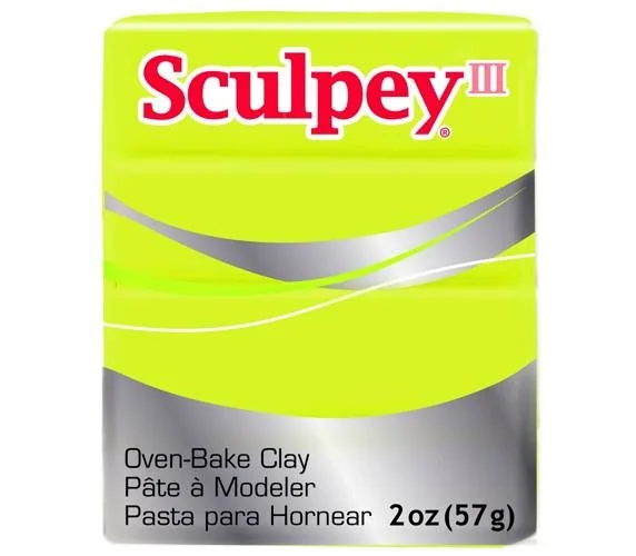 Sculpey III Polimer Kil 534 Acid Yellow