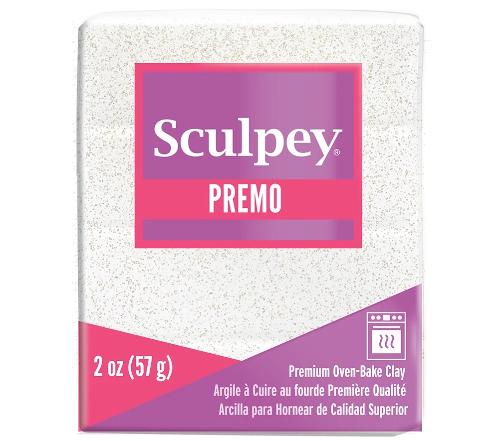 Sculpey Premo Accents Ekstra Efektli Polimer Kil 5057 White Glitter