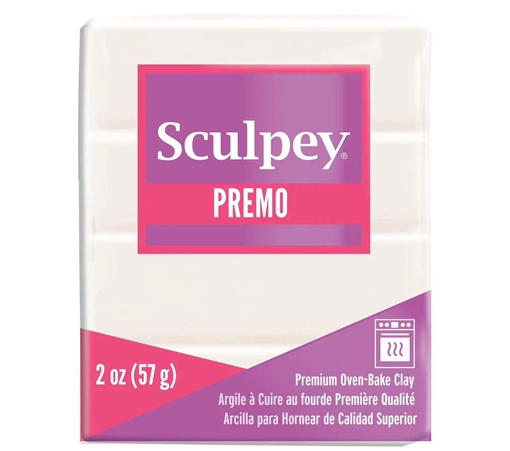 Sculpey Premo Accents Ekstra Efektli Polimer Kil 5527 White Translucent