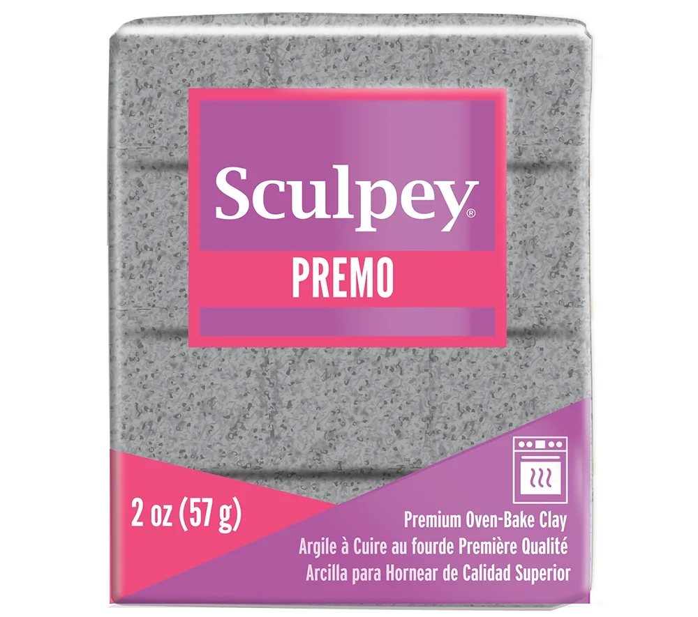 Sculpey Premo Accents Ekstra Efektli Polimer Kil 5065 Gray Granite