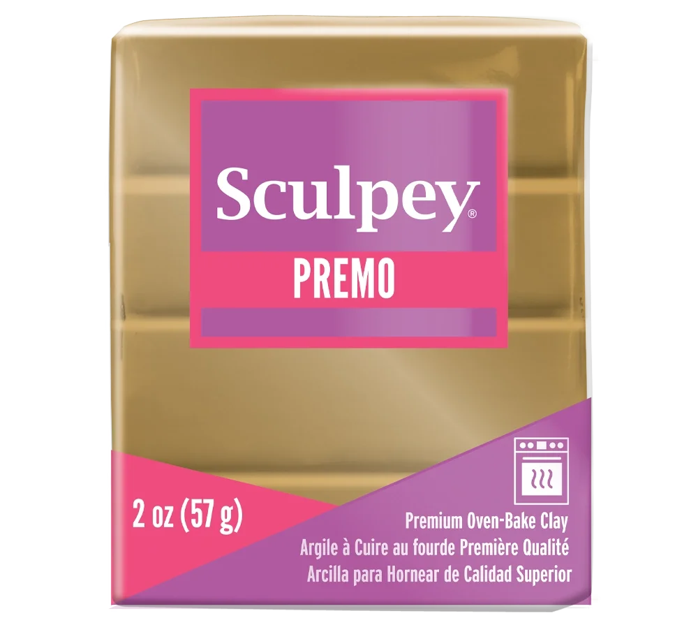 Sculpey Premo Accents Ekstra Efektli Polimer Kil 5517 Antique Gold