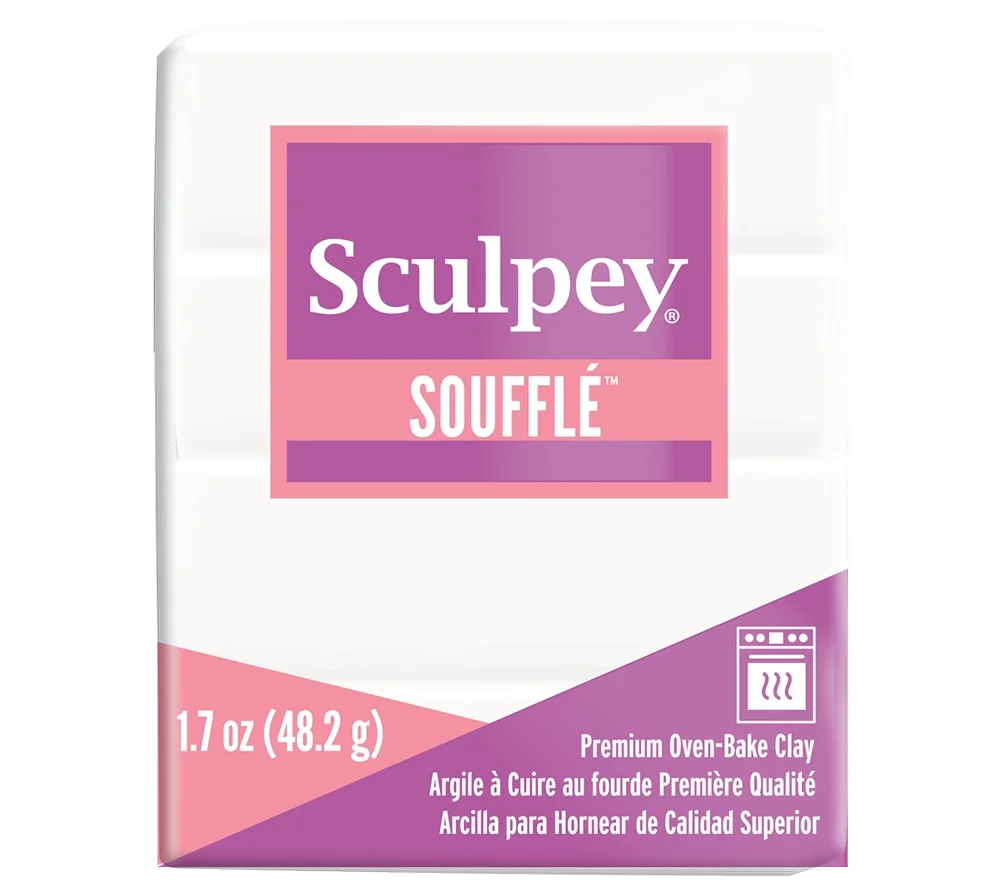 Sculpey Souffle Polimer Kil 48 gr. Beyaz (Igloo)