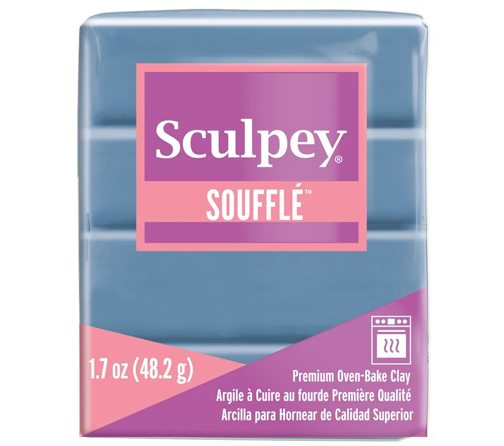 Sculpey Souffle Polimer Kil 48 gr. Mavi Taş (Bluestone)