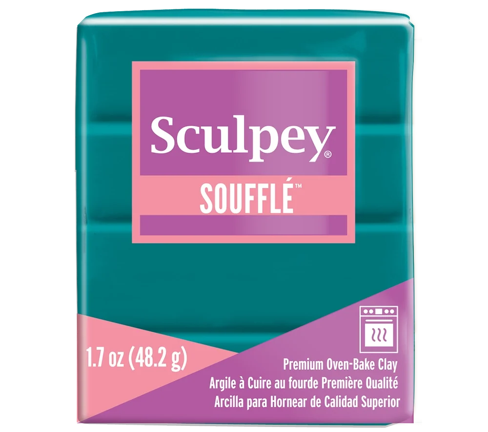 Sculpey Souffle Polimer Kil 48 gr. Turkuaz (Sea Glass)