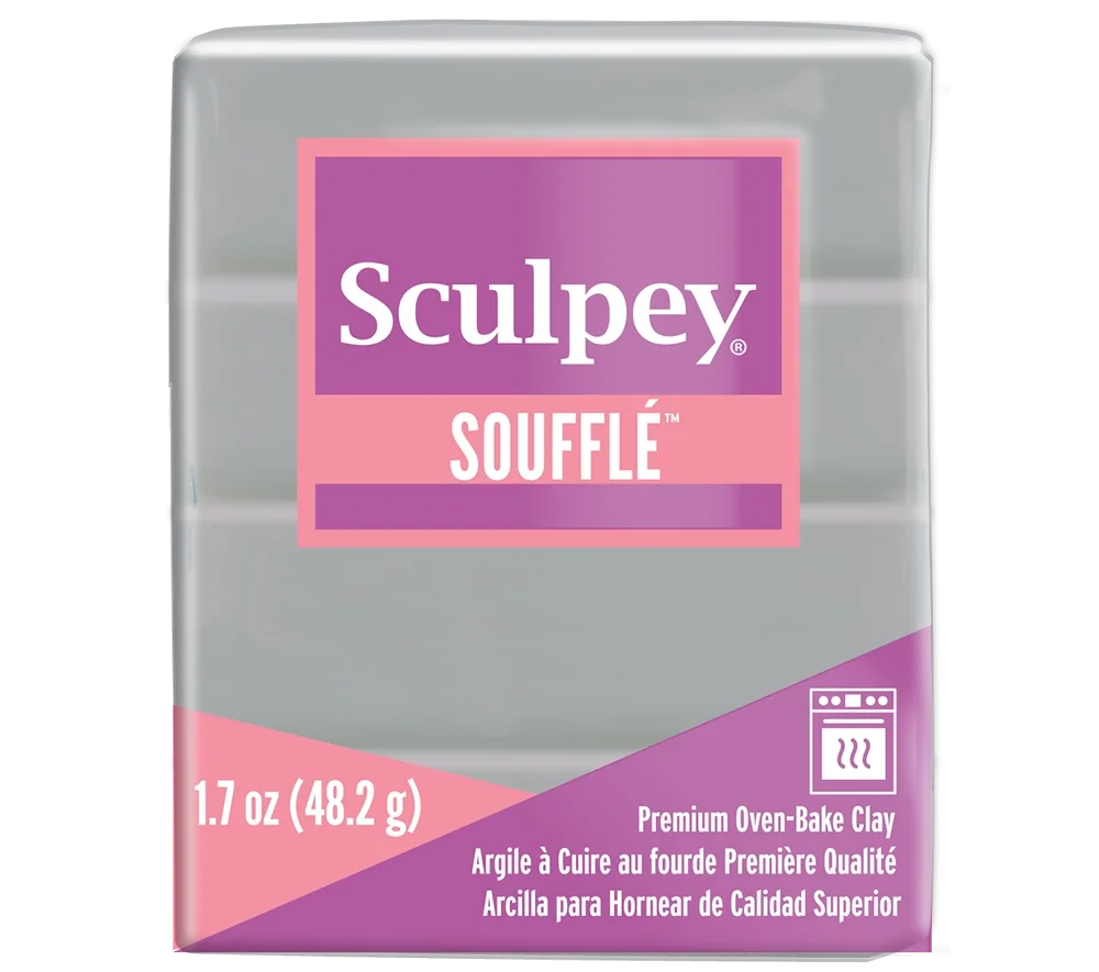 Sculpey Souffle Polimer Kil 48 gr. Concrete Grey