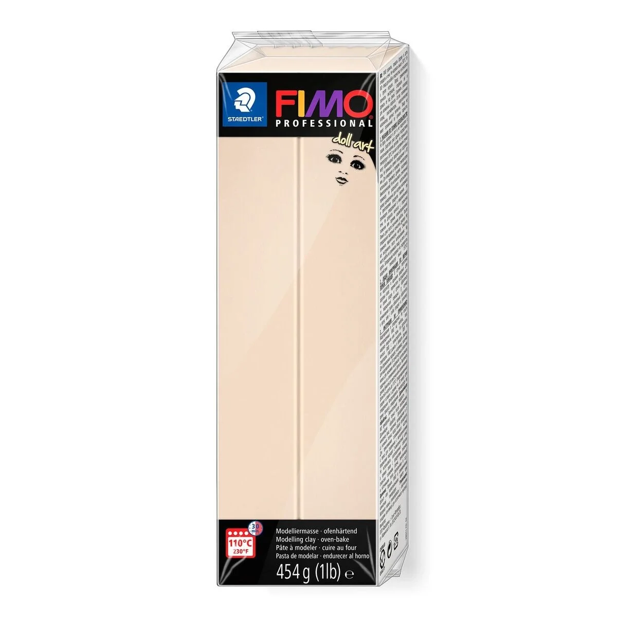 Staedtler Fimo Professional Doll Art Polimer Kil 454 gr. 44 Bej