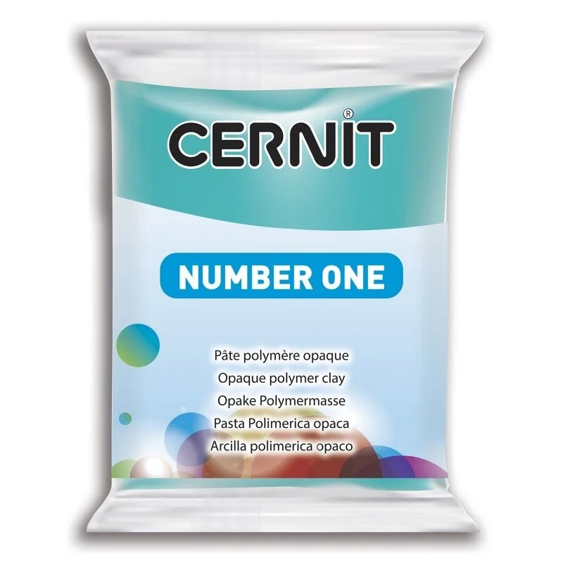 Cernit Number One Polimer Kil 280 Turquoise Blue