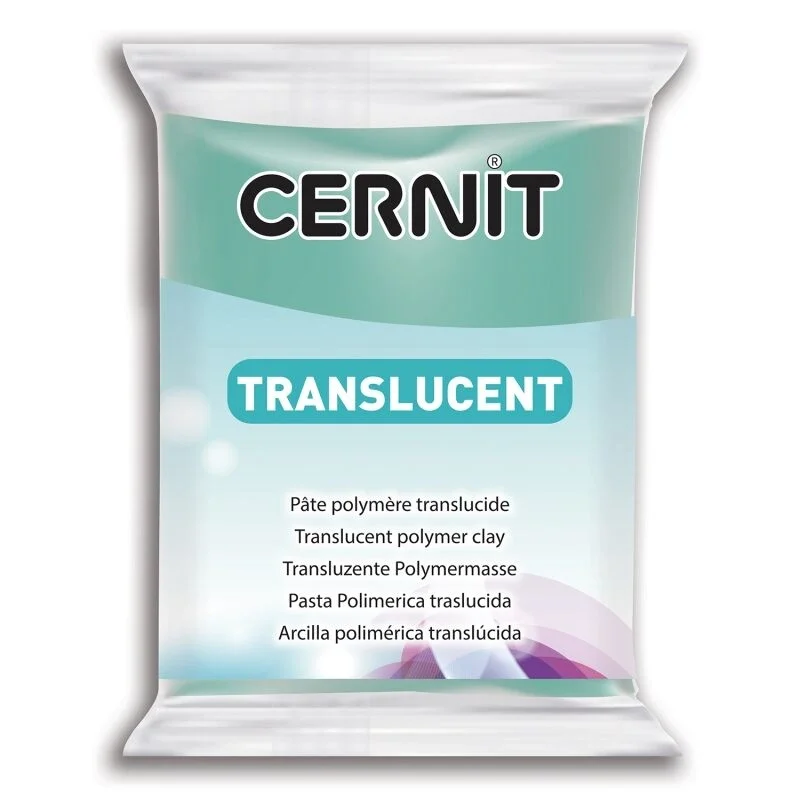 Cernit Translucent (Transparan) Polimer Kil 620 Emerald