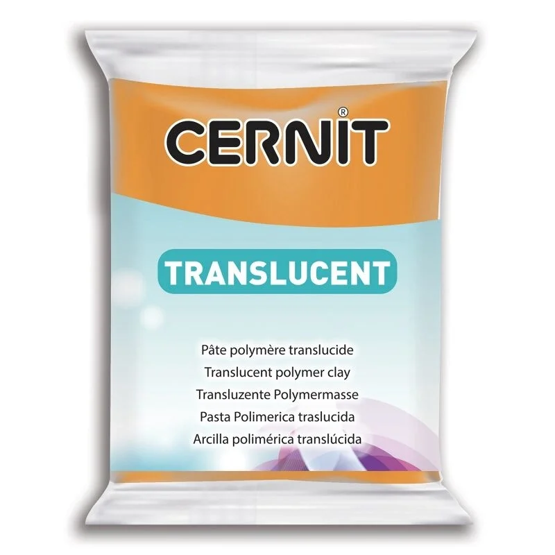 Cernit Translucent (Transparan) Polimer Kil 752 Orange