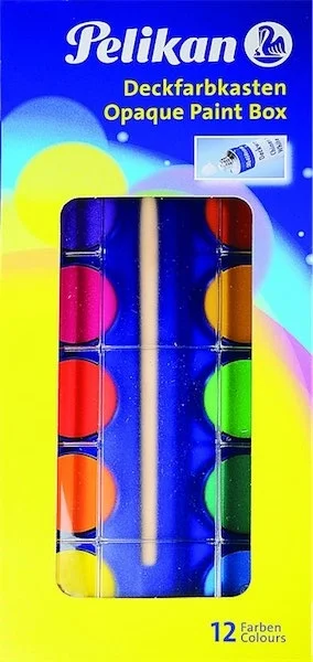 Pelikan Alman Malı Opak Sulu Boya Seti 12 Renk 735 K-12
