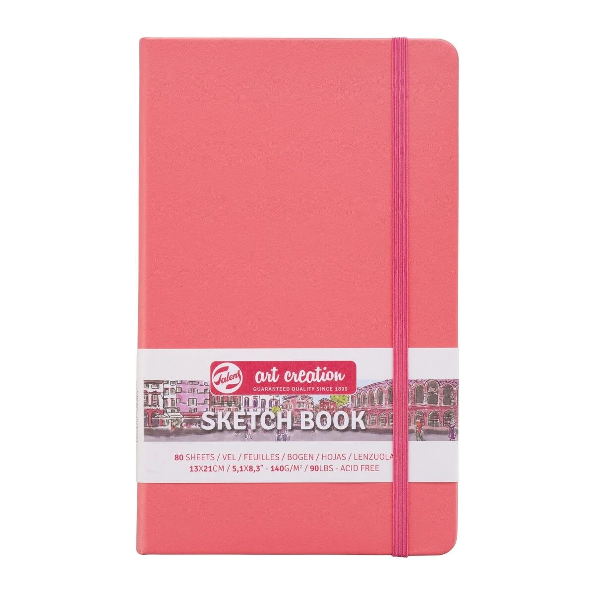 Talens Art Creation Sketchbook Sert Kapak Eskiz Çizim Defteri 140 gr. 13x21 cm. 80 yp. CORAL