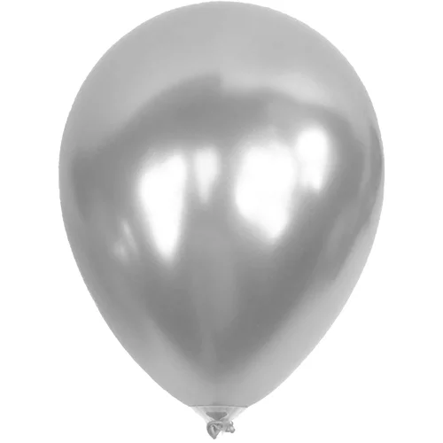 Gümüş Metalik Balon 12"