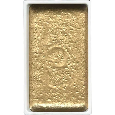 Zig Kuretake Gansai Tambi Tablet Sulu Boya 90 METALLIC GOLD