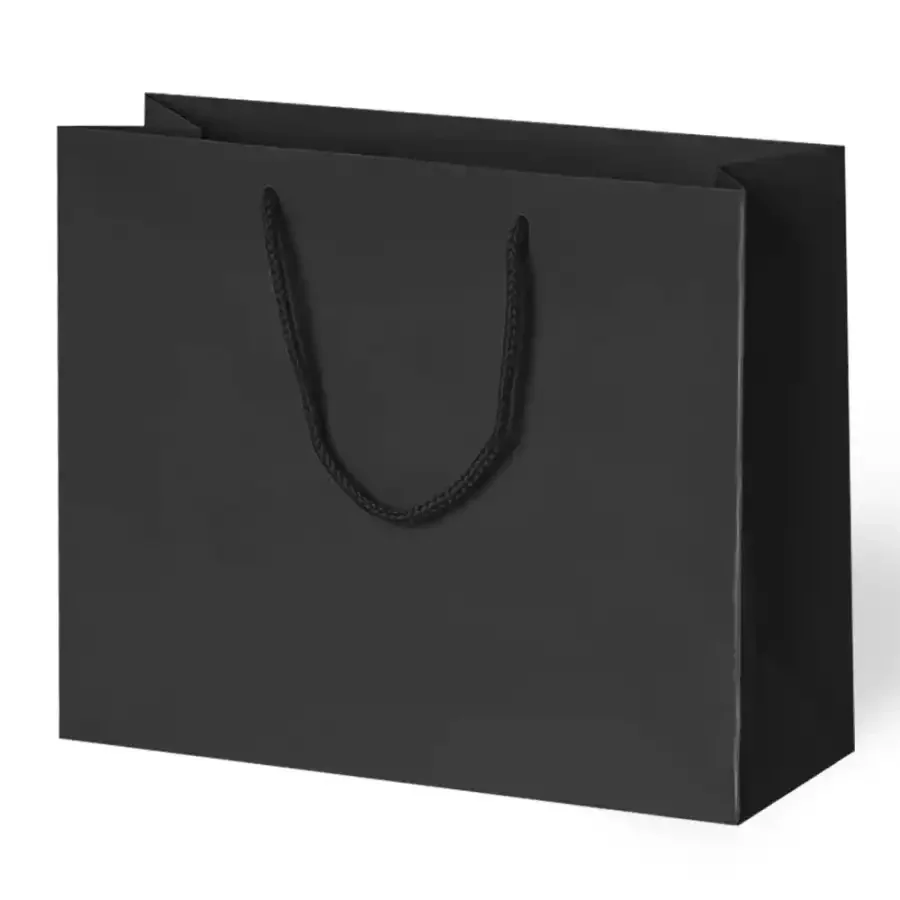 Mat Siyah Karton Çanta 54x38cm