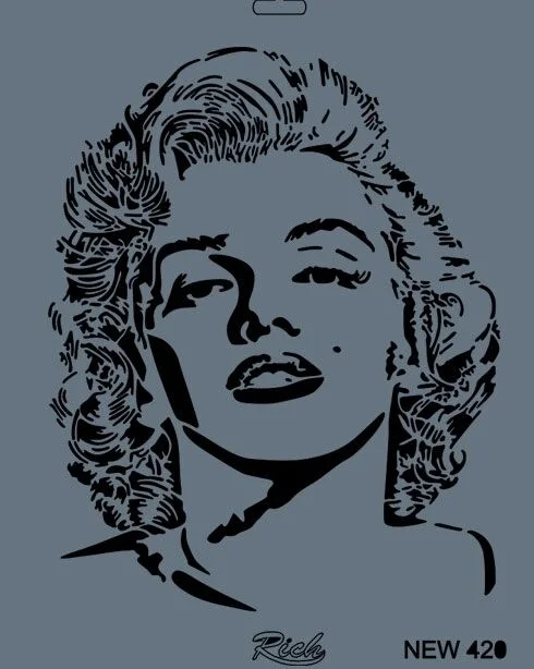 Rich Stencil Boyama Şablonu 25x35 cm. NEW-420