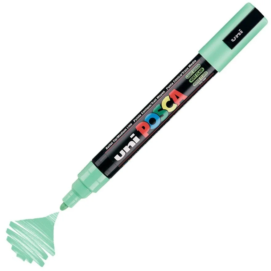 Uni Posca PC-5M Boyama Markörü 1.8-2.5 mm. AÇIK YEŞİL