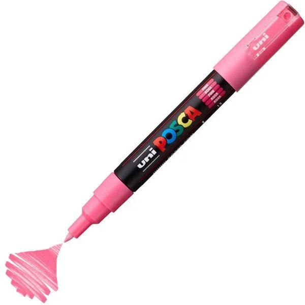 Uni Posca PC-1M Boyama Markörü 0.7 mm. PEMBE
