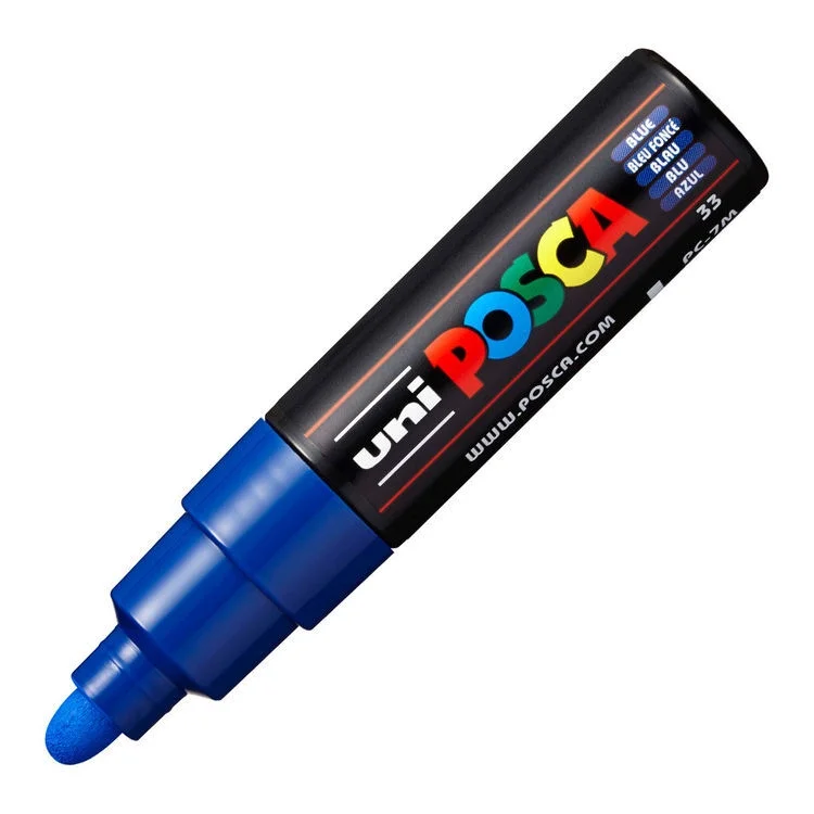 Uni Posca PC-7M Boyama Markörü 4.5-5.5 mm. MAVİ