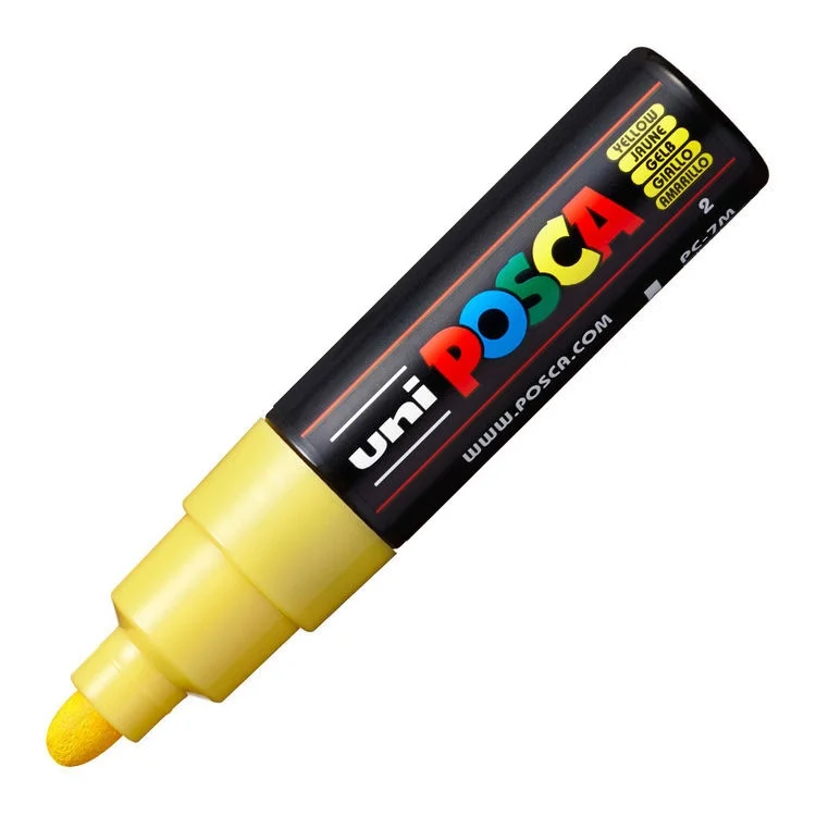 Uni Posca PC-7M Boyama Markörü 4.5-5.5 mm. SARI