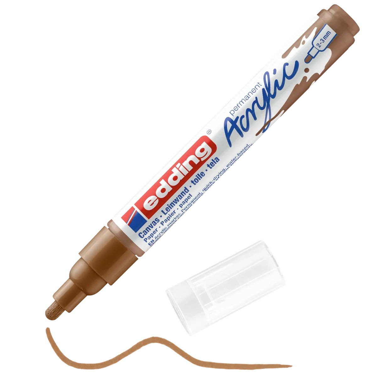 Edding 5100 Akrilik Boyama Markörü 2-3 mm FINDIK KAHVESİ