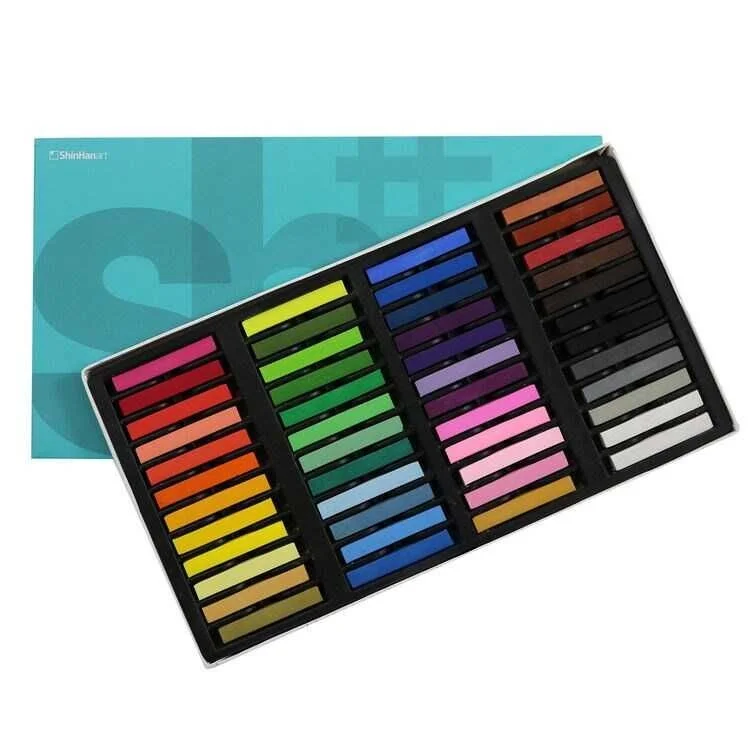 Shinhan Art Soft Pastel Toz Pastel Boya Seti 48 Renk Tam Boy (Large)