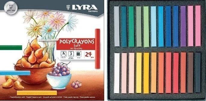 Lyra Polycrayons Soft - Toz Pastel Boya Seti 24 Renk