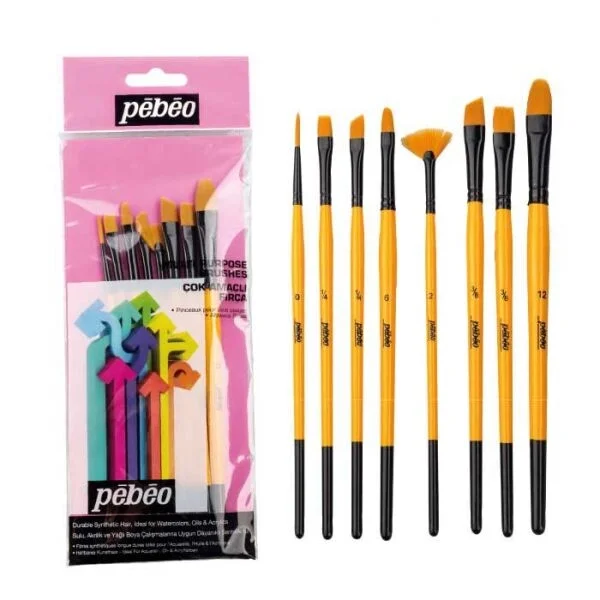 Pebeo 8'li Karma Fırça Seti SET-7